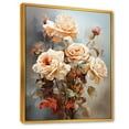 thumbnail image 2 of Designart "A Harmonious Bouquet Of Roses I" Roses Floater Framed Canvas Wall Art, 2 of 5