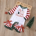 thumbnail image 4 of URMAGIC Newborn Baby Girls Romper Long Sleeve Jumpsuit One-Piece Christmas Coming Home Clothes 0-18 Months, 4 of 9