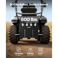 thumbnail image 4 of VEVOR Ballast Box, 3-Point Category 1 Tractor Ballast of 800 lbs Capacity, with Standard 2 Inch Hitch Receiver, Heavy-Duty Steel 3.2 ft³ Large Volume Durable Loader Attachment with Sliding Door, Black, 4 of 9