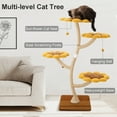 thumbnail image 7 of Romiromi 56-inchCat Tree for Large Cats Multi Level Play Tower Condo  Sisal Cat Scratching Posts, 7 of 7