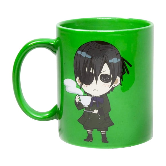 Taza de café Surreal Entertainment Black Butler Green Logo