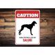 thumbnail image 1 of Señal de advertencia para perros Saluki, señal de advertencia para perros, señal de advertencia para dueños de perros Saluki, señal de advertencia para perros Saluki, señal de advertencia para perros, 1 of 4