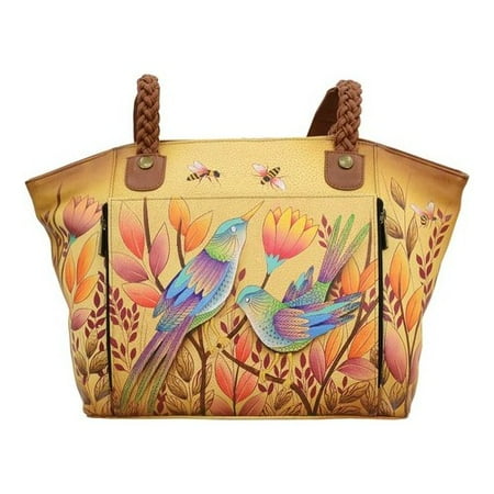 East West Organizer - Women's ANNA by Anuschka Hand Painted East-West Organizer Tote 8315 Sienna Sunset OSFA