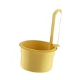 thumbnail image 4 of Colador de fregadero colgante de esquina, soporte de esquina, colador multifunción, desagüe de cocina amarillo, 4 of 9