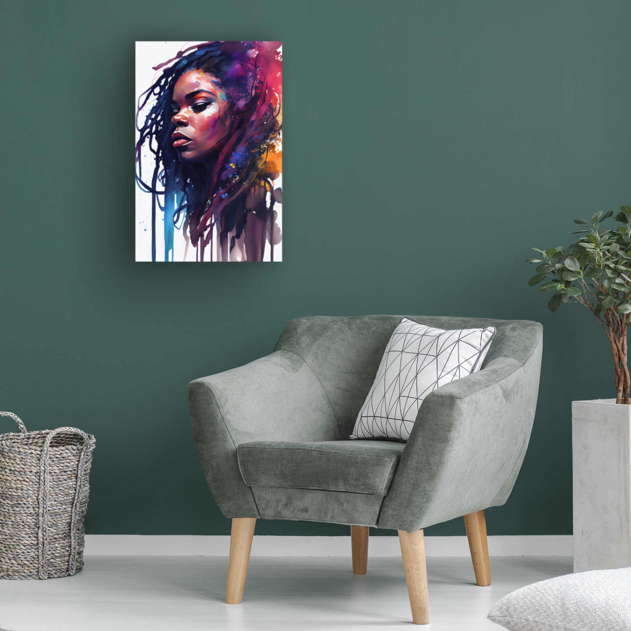 Canvas Wall Art - Sasha 'Rise IV' Wall Art for Living Room, Bedroom, or Office Décor by Trademark Fine Art - 12 x 19 Inches