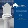 thumbnail image 5 of CHURCH Toilet Seat, Easy Clean Hinges Release for Deep Cleans, Durable Enameled Wood Seat, Round, Biscuit, 5 of 8