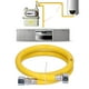 thumbnail image 5 of Manguera de gas Amonsee Acero inoxidable 304 33 pies, 5 of 8