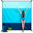 thumbnail image 6 of Ocoopa 10'x9' Beach Blanket for 10 Adults - Waterproof, Sandproof, Quick Drying with Carry Bag - Ideal for Travel, 6 of 9