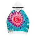 thumbnail image 5 of Women's Oversized Tie Dye Hoodies Trendy Casual Pullover Sweatshirt 2025 Fall Winter Loose Tunic Tops with Pocket, 5 of 5