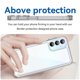 thumbnail image 5 of WANLONFENG MF Series for Samsung Galaxy A15 4G 5G Case TPU Acrylic Clear Phone Cover with Tempered G, 5 of 5