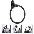 thumbnail image 4 of Shisuyan Round Towel Ring Space Aluminum 1Pcs 6.3x6.3in Modern Design, 4 of 8