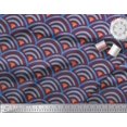 thumbnail image 2 of Soimoi Rayon Fabric Scales Geometric Decor Fabric Printed Yard 42 Inch Wide, 2 of 3