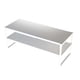 thumbnail image 4 of Soporte para monitor de computadora, resistente, para apartamentos, escritorio y portátil. Blanco de 2 niveles., 4 of 9