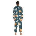 thumbnail image 4 of FORMRS Onesies Pajama for Adults Unisex Hoodie Winter Jumpsuit One Piece Sleepwear, Sizes S-2XL, Oranges Pattern, 4 of 7