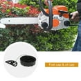 thumbnail image 3 of Fuel Tank Cap Oil Cap Gas For MS170 MS180 017 018 Chainsaw Replacement, 3 of 8