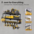 thumbnail image 4 of Power Tool Organizer Min Fast Assembly Slots Layer Heavy Duty Metal & Max lb load Cordless Power Dill Holder in Garage/Workshop/Pegboard/Shed, 4 of 9