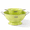 LightGreen, variant on Almond Cream Metal Colander 2-Pack 2qt & 6qt Heavy Duty Kitchen Strainer Set