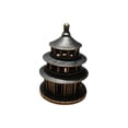 thumbnail image 5 of Brass Temple Incense Burner Tower Coil Holder for Sandalwood Aromatherapy Traditional Home Decor Meditation Room Accessory, 5 of 8