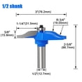 thumbnail image 4 of Ruiboury Electric Wood Slotting Table Edge Tool Sturdy Ogee Router Bit Huxi Door Panel Line Knife Very Sturdy, 4 of 6