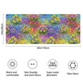 thumbnail image 3 of Pioneer Flower Floral Print Pattern Bathroom Rugs Mat, Non Slip Microfiber Bathroom Rug with Rubber Backing, Soft Mats for Bathroom Floor Tub Shower, 24"x60", 3 of 5