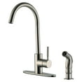 thumbnail image 2 of Design House 545715 Springport Kitchen Faucet with Side Sprayer Satin Nickel, 2 of 2