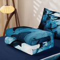 thumbnail image 5 of Erosebridal Cute Shark Zipper Full Size Comforter Sets with Fitted Sheet and 2 Pillowcases, Marine Fish Zipper Bedding Set, Navy Reversible, 5 of 7