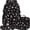 Black, variant on AoDai Three-piece schoolbag set for teenagers, middle school student backpack, lightweight and durable, casual outdoor backpack