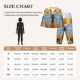 thumbnail image 4 of Haiem Vibrant Butterfly And Sunflowers Pattern Women’s Long-sleeve Sleepwear,Sleepwear Set,2-piece Loungewear Set,Soft PJs Comfy Nightwear with Pockets-Small, 4 of 7