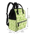 thumbnail image 2 of Fuzoiu Various Lemons Print Diaper Bag Backpack,Baby Essentials Travel Tote,Multi function Waterproof Diaper Bag, Travel Essentials Baby Bag - Unisex, 2 of 6