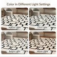 thumbnail image 7 of ODIKA 2'x3' Ultra-Soft Accent Mat, Geometric Contemporary Arch Loop Grid Formation Designer Mid None Washable, Bare feet friendly, Easy Care Indoor rug for Bedside, Footrest, 7 of 7