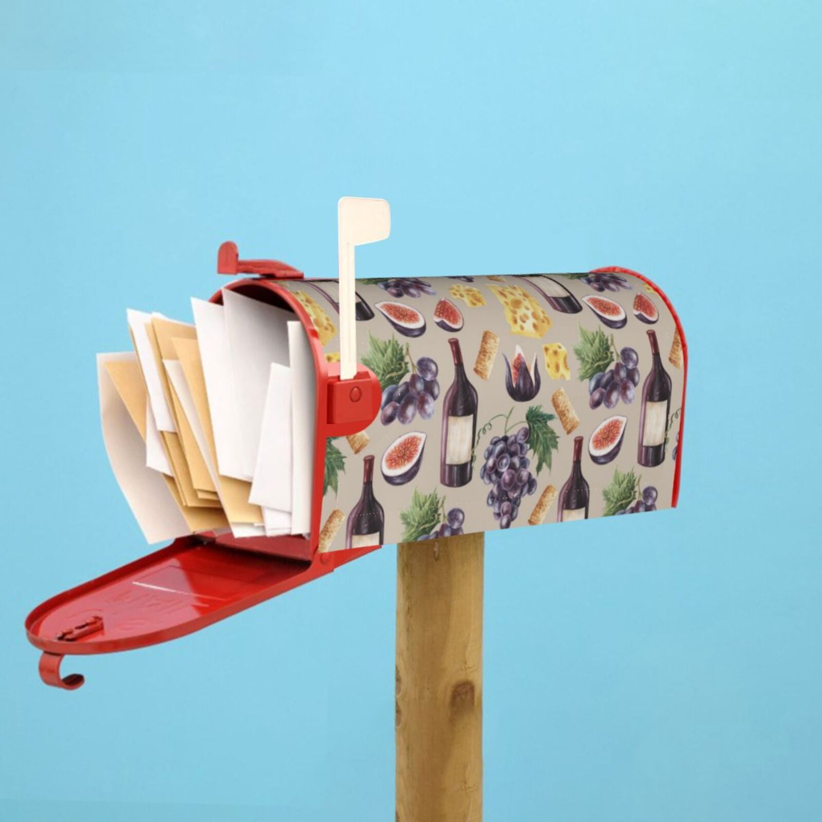 Kdxio Magnetic Mailbox Cover 25.5x21 in Mailbox Cover Outdoor Decoration Holiday Mailbox Covers for Home Garden Yard-25.5x21 in