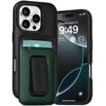 thumbnail image 1 of Funda de teléfono VRS DESIGN Orb para iPhone 16 Pro (2024), color verde metalizado, 1 of 8