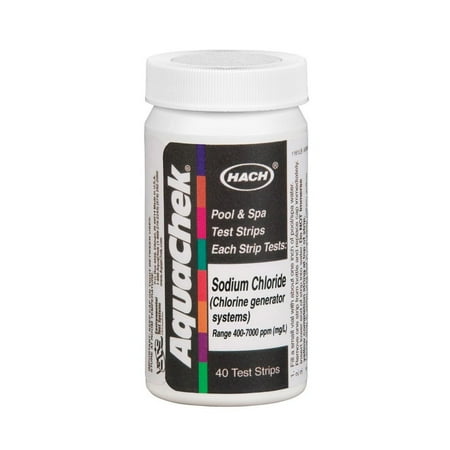 Test Kit Salt - Aquachek 561161 Swimming Pool White Salt Titrators Test Kit Strips, 40 Count