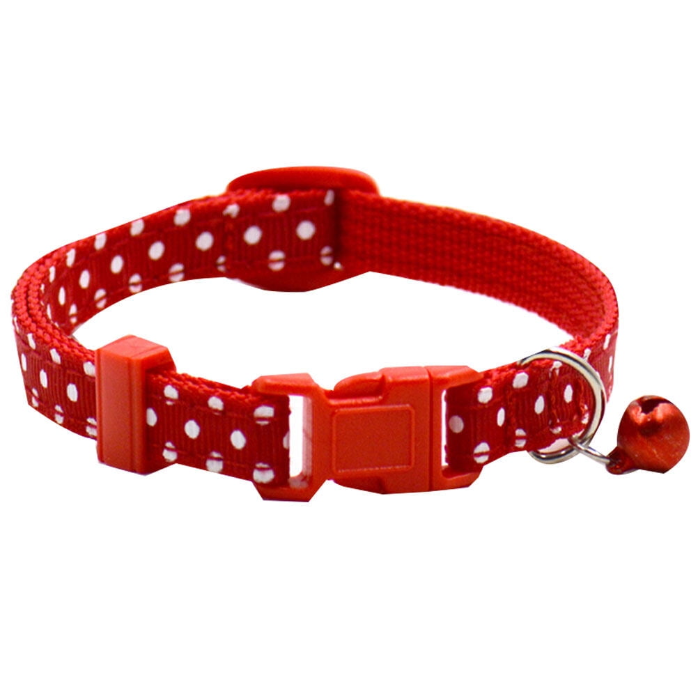 BESTYASH Dog Bell Collar Red Lightweight Design for Comfortable Pet Use