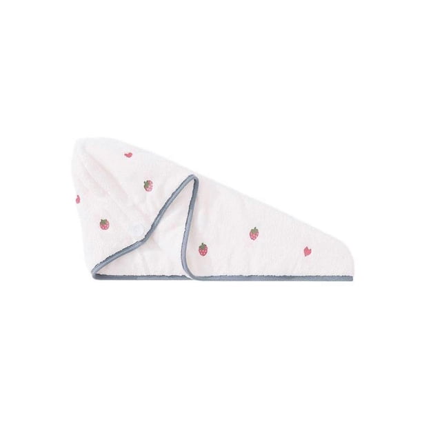 Toalla para secar el cabello y turbante de microfibra de secado rápido para mujeres y niños, súper absorbente.