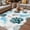 Blue, variant on Jellyfish Coral Coastal Outdoor Rug for Patio/Deck/Porch, Non-Slip Large Area Rug 3 x 5 Ft, Nautical Summer Beach Ocean Sea Indoor Outdoor Rugs Washable Area Rugs, Camping Rug Carpet Runner