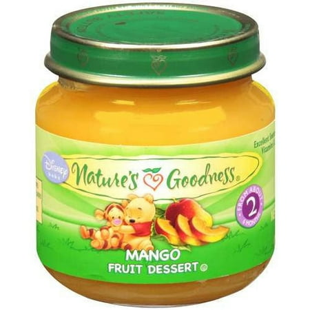 Nature's Goodness: Mango Fruit Dessert Baby Food, 4 oz