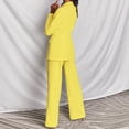 thumbnail image 5 of EASYBRAUS Women Professional Pants Suit Set Spring Summer 2025 Elegant Long Sleeve Office Outfit S-5XL, 5 of 6
