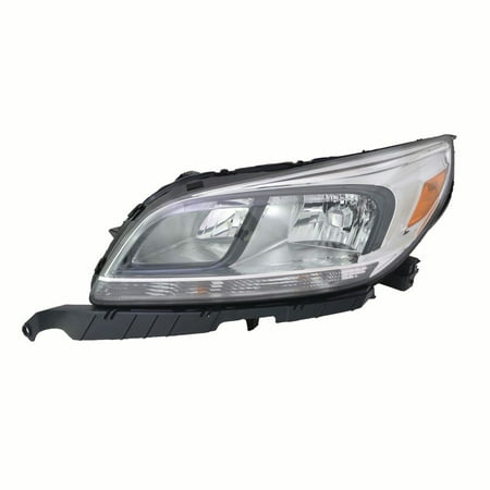 07 Chevrolet Malibu 2013-2015 Chevrolet Malibu LS Sedan 4-Door Aftermarket Driver Side Front Head Lamp Assembly 25919065 ()