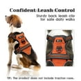 thumbnail image 6 of No Pull Dog Harness, Adjustable Dog Walking Harness with Breathable Padded Vest, Reflective Safe Comfort Pet Vest with Easy Control Handle for Small Medium Large Dogs,Orange/XL, 6 of 10