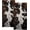 Cow Fur Texture, variant on Watercolor Wildflowers Spring Kitchen Towels 14"x28" Set of 2 Rustic Floral Hand Bath Towel Vintage Flowers Seasonal Soft Absorbent Fingertip Towel for Bathroom Shower Hotel Gym