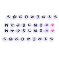 thumbnail image 4 of Practical Light Weight Useful Beautiful Acrylic Letter Beads, Letter Beads, For Decorations Pendants, 4 of 8