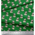 thumbnail image 3 of Soimoi Polyester Crepe Fabric Pug Dog Print Fabric by Yard 52 Inch Wide, 3 of 3