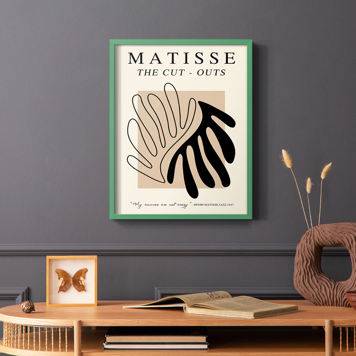 Matisse XCIX Framed Print - Solid Wood