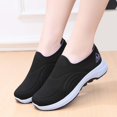 thumbnail image 2 of Breathable Light Duty Slip on Women Sneakers Mesh Soft Sole Pointed Toe Flat Comfortable for Daily Style, 2 of 5