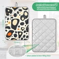 thumbnail image 3 of Patterns Of Abstract Leopard Prints Oven Mitts Pot Holders 2 pcs Heat Resistant for Kitchen Baking Grilling, 3 of 7