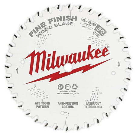 UPC: 0045242511938 | Milwaukee-48-40-0524 5-3/8 in. 36T Fine Finish Circular Saw Blade