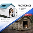 thumbnail image 2 of Casa para Perro de Plastico Con Puerta Ecomlab Raza Mediana, 2 of 10