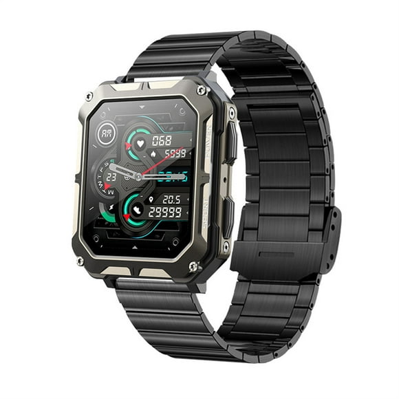 C20 Pro Montre Intelligente pour les Hommes 1,83 Poucescompatible Musique Appel Sport de Plein Air Fitness Smartwatch