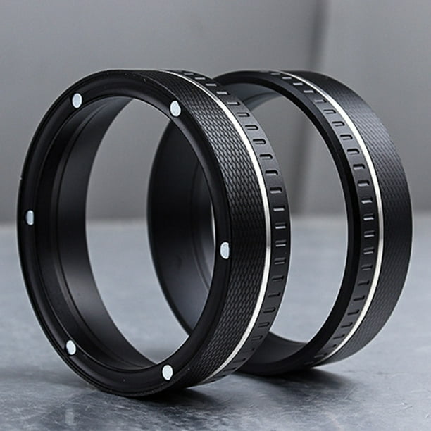 2 Pièces Anneau Dosage Café 51mm Magnétique - Entonnoir Précis Aluminium Pour Machine Espresso